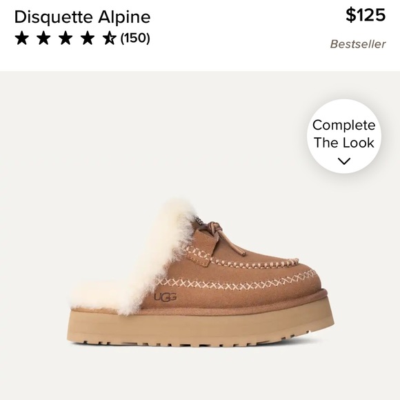 UGG Shoes - UGG Brown Shearling Slip-On Mules